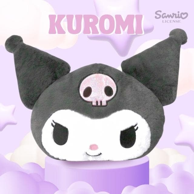 【SANRIO 三麗鷗】大耳狗喜拿酷洛米抱枕午睡枕靠墊靠枕玩偶枕頭沙發抱枕(女孩生日禮物新年送禮過年禮物)