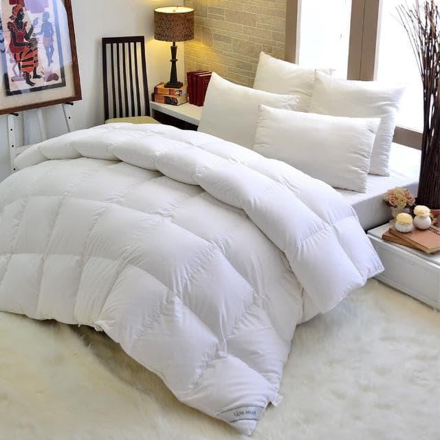 【Great Living 格蕾寢飾】CASA BELLE 烏克蘭 98/2 鵝絨冬被/棉被 1.6kg(特大 240x210cm)