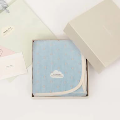【MARURU】禮盒組 日本製六層紗被 70x50cm(彌月禮盒 新生兒禮盒 出生送禮 新生兒送禮)