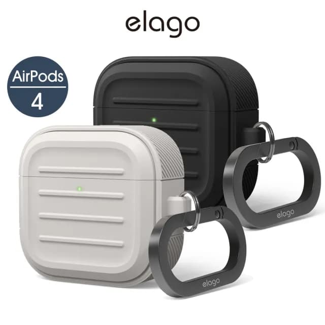 【Elago】AirPods 4 Armor軍規防摔耳機殼(防撞/防摔)