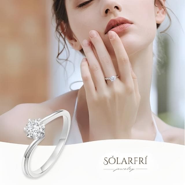 【SOLARFRi】輕奢閃耀戒指｜可調整戒圍大小禮盒包裝(情人女友母親老婆禮物)