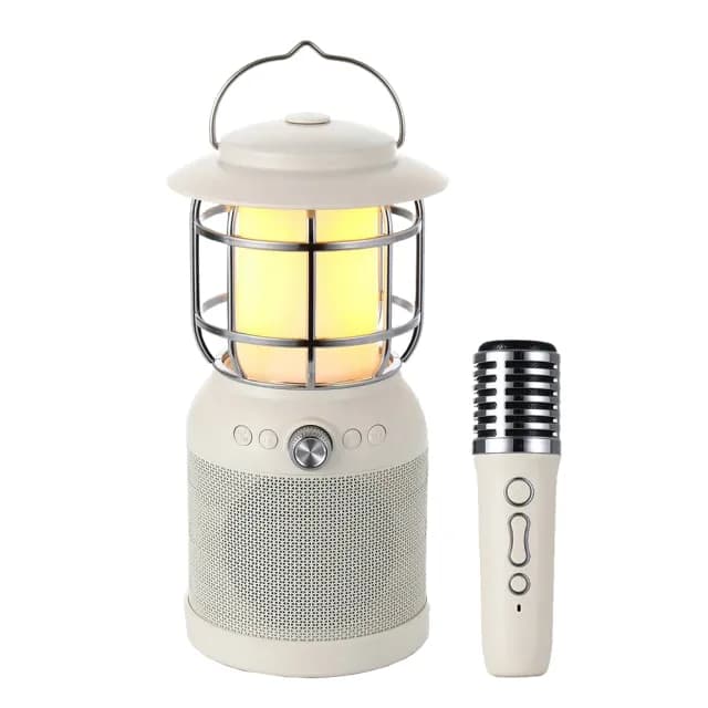 【SODO】多功能露營燈藍牙音箱SD08(藍牙麥克風 露營燈 藍牙K歌音箱)