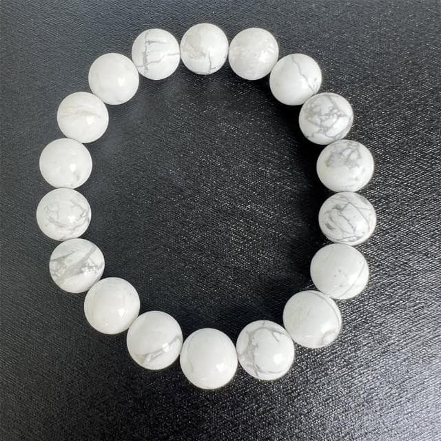 【Penny珮妮】天然白松石手鍊10mm(情人節/母親節/交換禮物/送女友/送閨蜜/生日禮物/尾牙/新年)