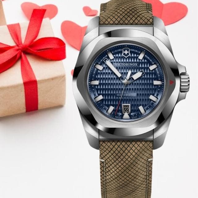 【VICTORINOX 瑞士維氏】I.N.O.X. Automatic機械錶套組 41mm 送禮推薦(VISA-242018.1)
