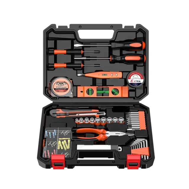 【YUNMI】多功能39件家用工具套裝 維修工具 五金工具 修繕達人工具組(鉗子/錘子/螺絲起/內六角/美工刀)