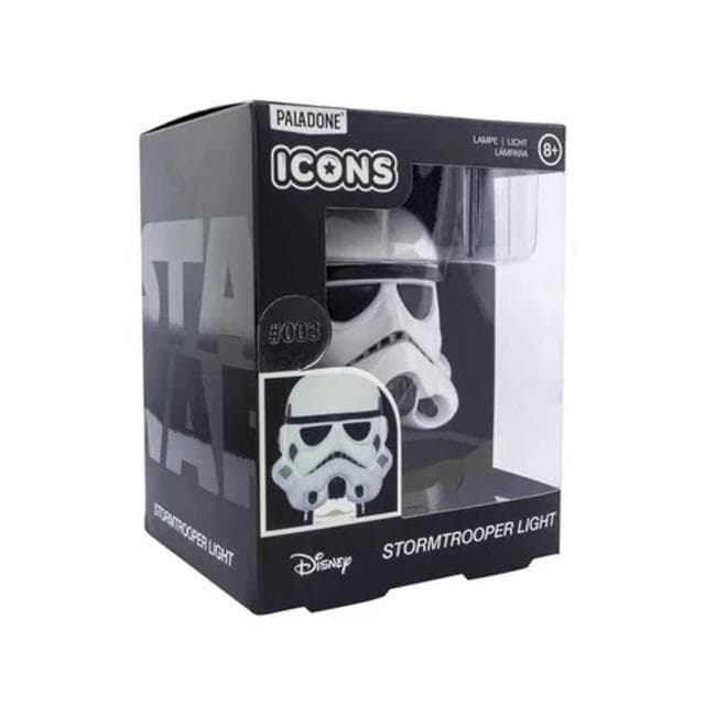 【Paladone UK】星際大戰 STAR WARS 電影 白武士風暴兵頭盔 面具小夜燈 ICON系列(生日禮物 星際大戰)
