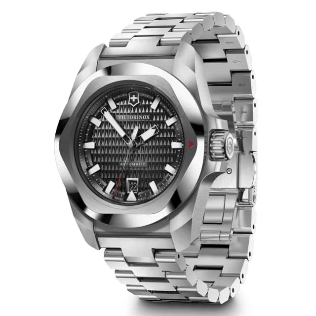 【VICTORINOX 瑞士維氏】I.N.O.X. Automatic機械錶套組 41mm 送禮推薦(VISA-242019)