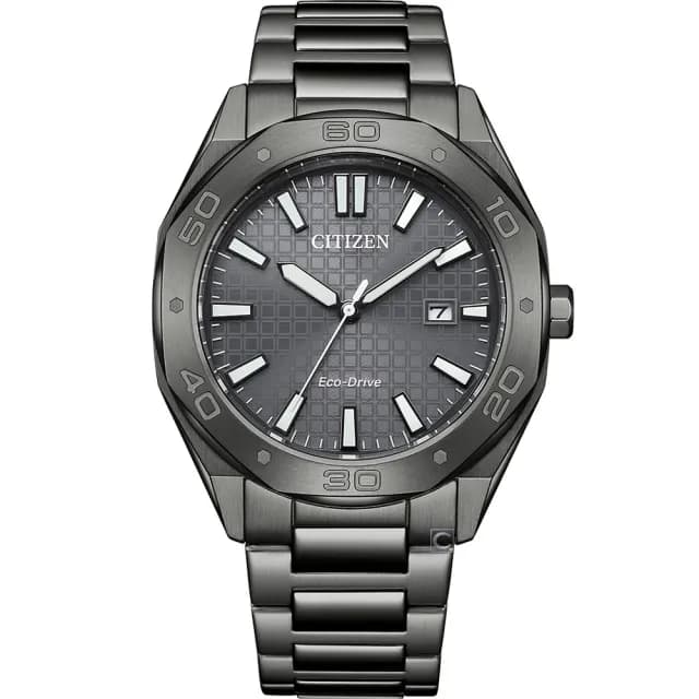 【CITIZEN 星辰】光動能 八角形 日期 夜光 男錶 手錶 禮物 推薦(BM7637-81H)