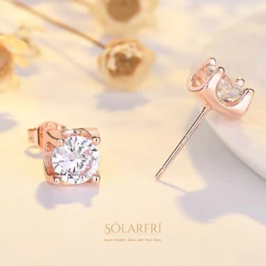 【SOLARFRi】銀針耳環｜優選親膚材質配戴舒適 附品牌禮盒包裝(閨蜜情人女友母親老婆禮物)