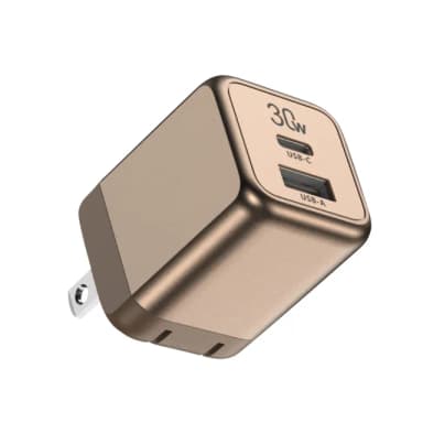 【TOTU】GaN30W氮化鎵充電器 雙孔快充充電頭(iPhone16/15適用 母親節禮物)
