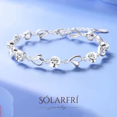 【SOLARFRi】輕奢設計款手鍊｜女士手鏈可調整手圍大小 附禮盒包裝(閨蜜女友老婆情人生日禮物)