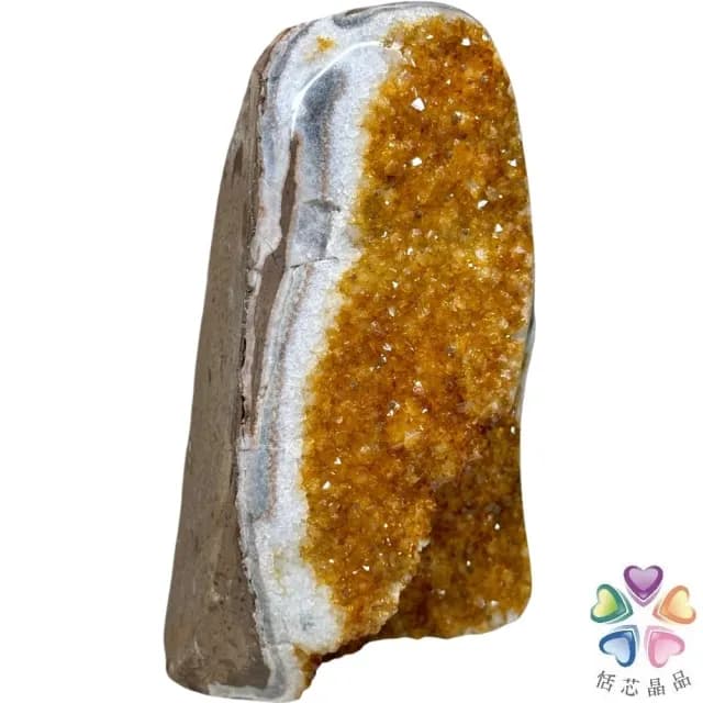 【恬芯晶品】Y9頂級烏拉圭ESP黃水晶開運招財(辦公室消磁淨化風水財運財位招貴人黃晶鎮禮物補財庫)