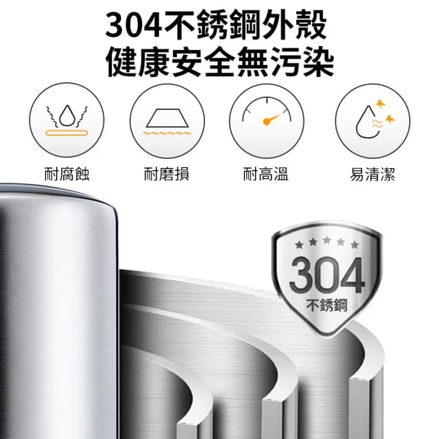 【Cookee】304不銹鋼水龍頭淨水器 家用廚房濾水器過濾器 陶瓷芯 交換禮物(一機三芯)