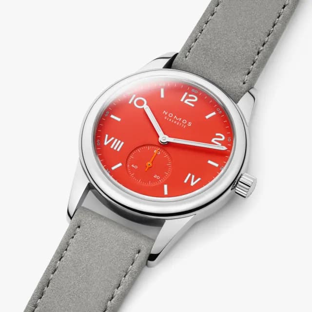 【NOMOS】Club系列 手動上鍊 小秒針 時尚機械腕錶 七夕 情人節 禮物 送禮 推薦 36mm(716.GB)