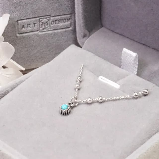 【ART64】摩羯座 星座守護石 925純銀手鍊(雙圓珠設計 女生手鍊 天然石 生日禮物)