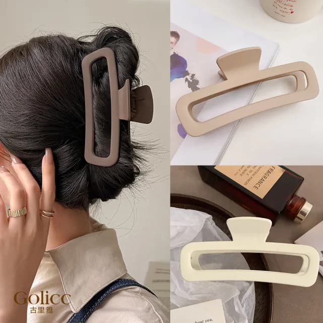 【Gulicc】髮夾 12.5cm 大鯊魚夾(雙11 聖誕節 生日 髮飾 頭飾 鯊魚夾 抓夾 禮物)