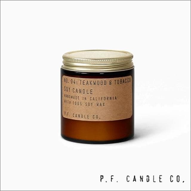 【hoi! 好好生活】P.F. CANDLE CO.手工香氛蠟燭3.5oz柚木菸草
