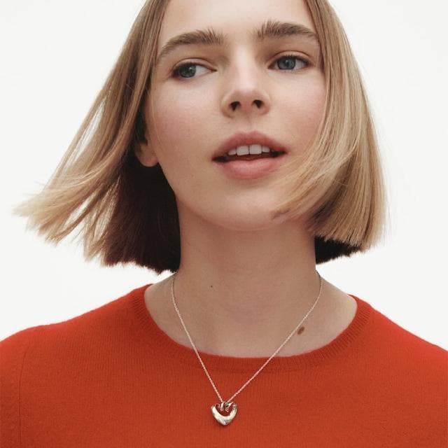 【Georg Jensen 官方旗艦店】2025 HEART 項鍊(純銀)