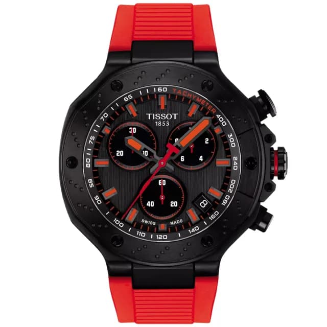 【TISSOT 天梭】T-RACE 競速時尚計時腕錶 畢業禮物 送禮 推薦(T1414173706101)