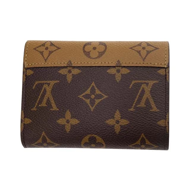 【Louis Vuitton 路易威登】M81557 經典Victorine系列雙色老花帆布三折錢包短夾(雙色)