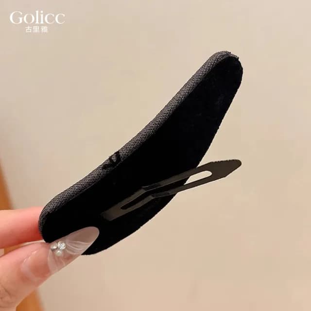 【Golicc】髮夾 買一送一 格雷系蝴蝶結BB夾(99購物限定 生日 髮飾 頭飾 馬尾 髮夾 禮物)