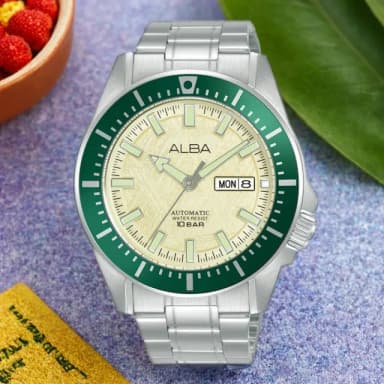 【ALBA】Tokyo Design 岩石紋理機械錶-43mm 禮物 送禮 推薦(AL4719X1/Y676-X094G)