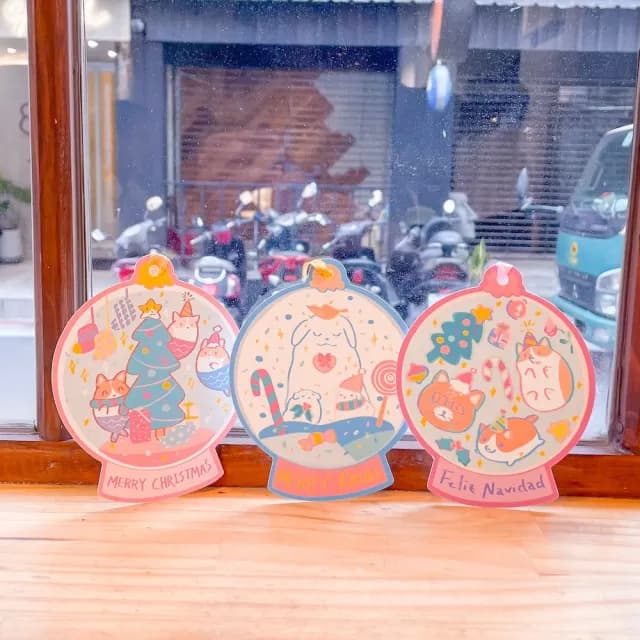 【CLEAN 克林】聖誕雪球小卡(絢空間 聖誕 文創 聖誕節 聖誕小卡 耶誕卡 祝賀卡 賀卡 交換禮物)