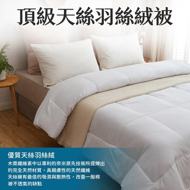 【同闆購物】蘭精頂級天絲羽絲絨被-雙人(蘭精頂級天絲羽絲絨被/羽絲絨被/冬被/雙人被)