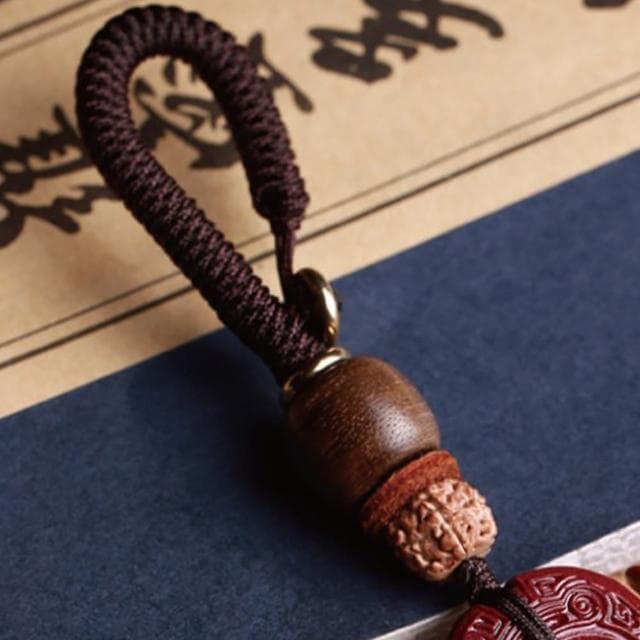 【MoonDy】硃砂項鍊 平安扣吊墜 辟邪手鍊 招財納福 飾品 鑰匙圈吊飾 護身符 保平安 情侶項鍊 禮物