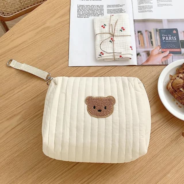 【KT DADA】情人節禮物 嬰兒車掛包 化妝包 待產包 刺繡包 收納包 尿布包 母嬰包 隨身小包 媽媽包 大容量 攜