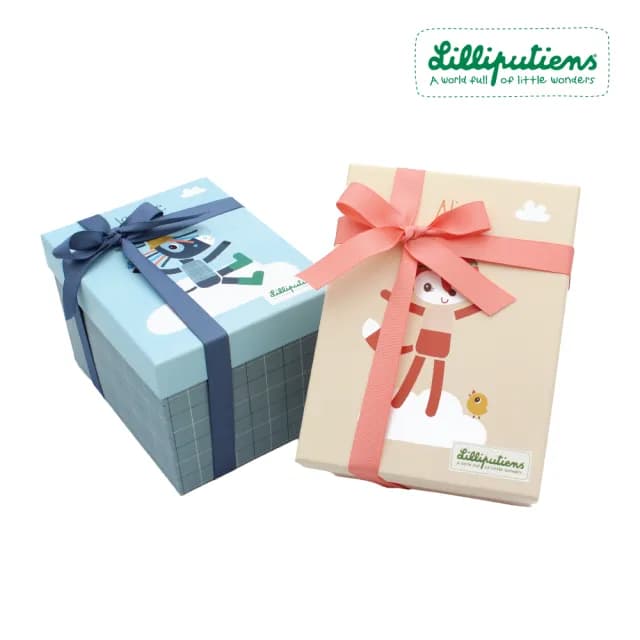 【比利時Lilliputiens】好安心玩偶彌月禮盒-多款可選(彌月禮 新生兒禮物 安撫娃娃)