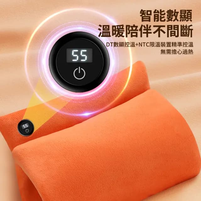 【Kolim】USB雙面發熱暖暖寶 石墨烯加熱暖手寶 電熱暖手袋 去寒暖宮寶 三檔可調溫 電暖寶  電暖袋