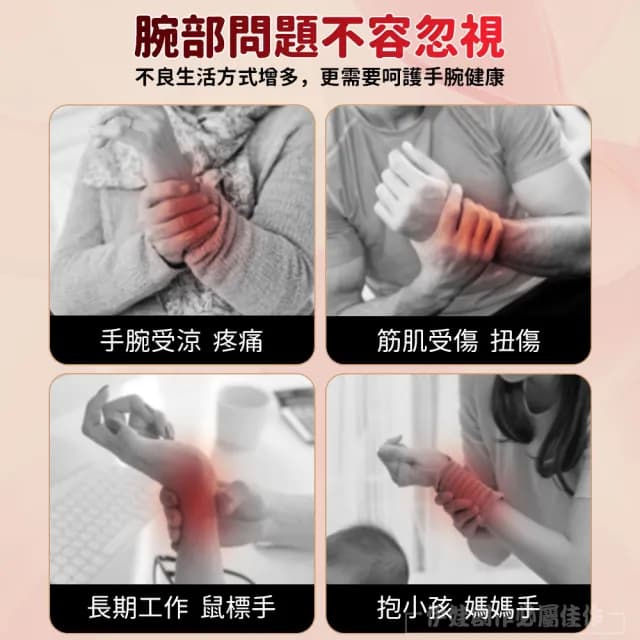 【伊德萊斯】電熱保暖震動按摩護腕帶 腱鞘手腕扭傷熱敷腕帶 冬季防寒發熱帶(加熱護腕手套 交換禮物)