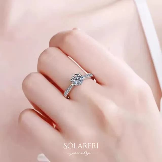 【SOLARFRi】輕奢閃耀戒指｜可調整戒圍大小禮盒包裝(情人女友母親老婆禮物禮盒包裝)