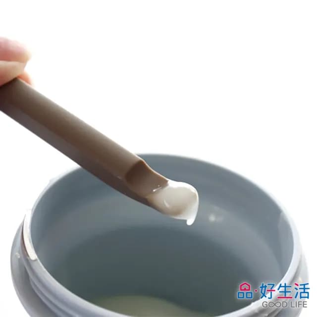 【GOOD LIFE 品好生活】兩用吸盤式保養品矽膠挖杓(日本直送 均一價)