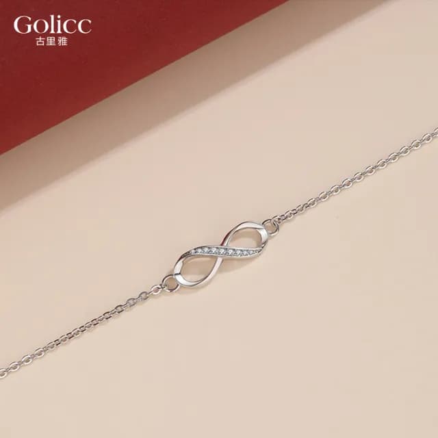 【Gulicc】手鍊 永恆無限 低調微鑲手繩(雙11 聖誕節 生日 手環 手繩 首飾 飾品 禮物)
