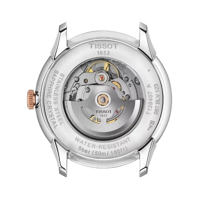 【TISSOT 天梭】杜魯爾系列 紳士機械腕錶 母親節 禮物 推薦(T1394072203800)