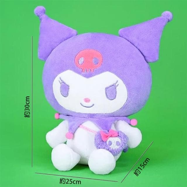 【TDL】三麗鷗酷洛米絨毛娃娃玩偶抱枕背背包款30公分 89475(生日禮物 聖誕節)