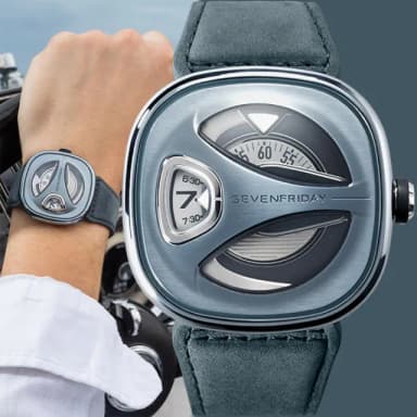 【SEVENFRIDAY】ME系列 青石藍 流線型機械錶 送禮 禮物 推薦(ME3/01)