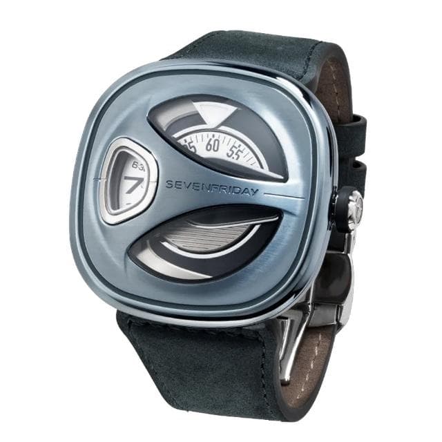 【SEVENFRIDAY】ME系列 青石藍 流線型機械錶 送禮 禮物 推薦(ME3/01)