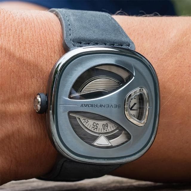 【SEVENFRIDAY】ME系列 青石藍 流線型機械錶 送禮 禮物 推薦(ME3/01)