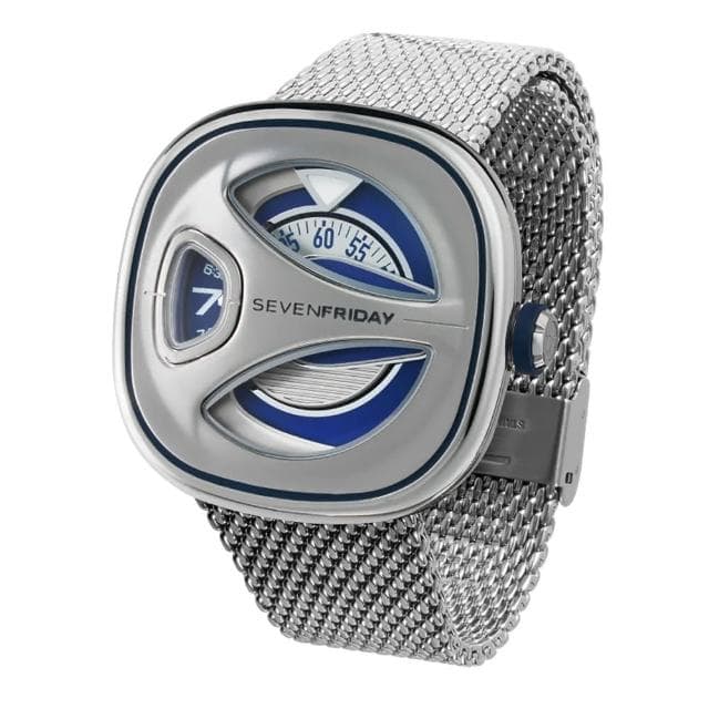 【SEVENFRIDAY】ME系列流線型 米蘭鍊帶機械錶 送禮 禮物 推薦(ME1/01M)