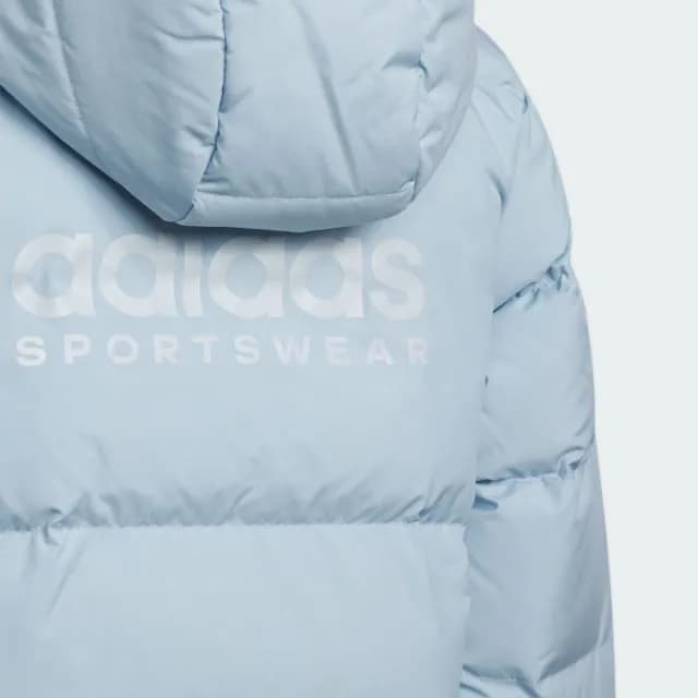 【adidas 愛迪達】運動外套 鋪棉外套 連帽外套 童裝 IN6535