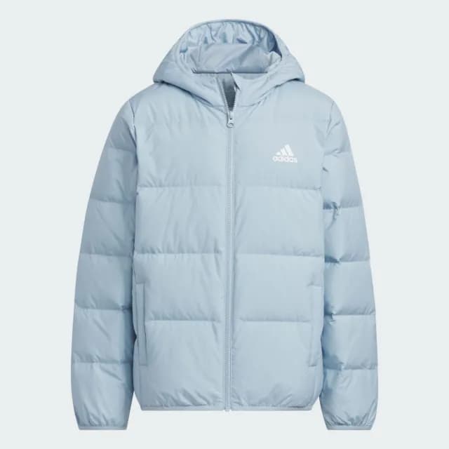 【adidas 愛迪達】運動外套 鋪棉外套 連帽外套 童裝 IN6535
