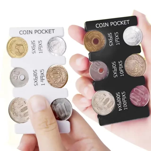 【快速分類】日幣分類夾2入(日幣盒 錢包 硬幣夾 分類器 收納盒 整理盒 旅遊 出國 不怕掉 日本 小巧)