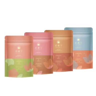 【京盛宇】花茶系列 3袋組 10入茶包x3袋(茉莉花茶/桂香烏龍/玫瑰紅茶/菊花普洱)