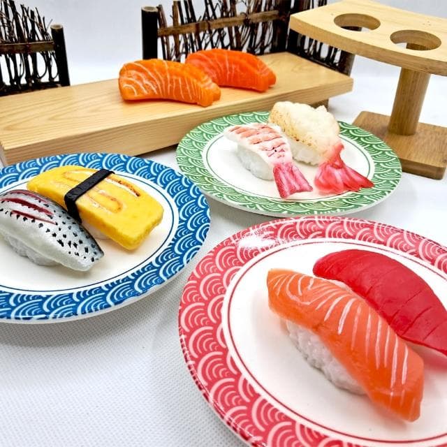 【果果森林】大尺寸4入組 日本料理擬真壽司冰箱貼/便條紙磁鐵/辦公室小物(聖誕節禮物 入厝禮物 生日禮物)
