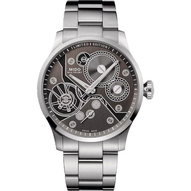 【MIDO 美度】Multifort 先鋒系列90周年限量版 手動上鍊機械錶-44mm 520禮物 送禮 手錶(M0386051106000)