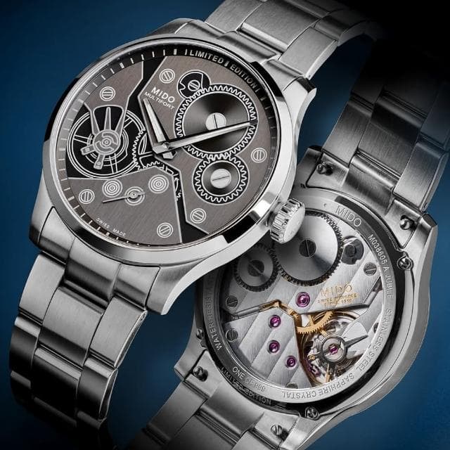 【MIDO 美度】Multifort 先鋒系列90周年限量版 手動上鍊機械錶-44mm 520禮物 送禮 手錶(M0386051106000)