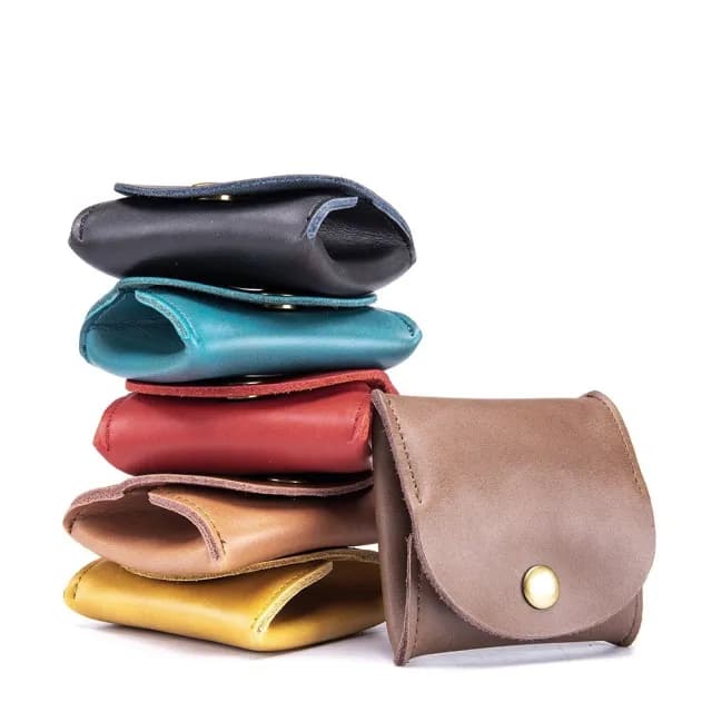 【希賽德】牛皮零錢包 真皮小錢包 硬幣包 男 女 錢包 錢幣袋 零錢袋 男用女用 小錢包 收納錢袋(小零錢包)